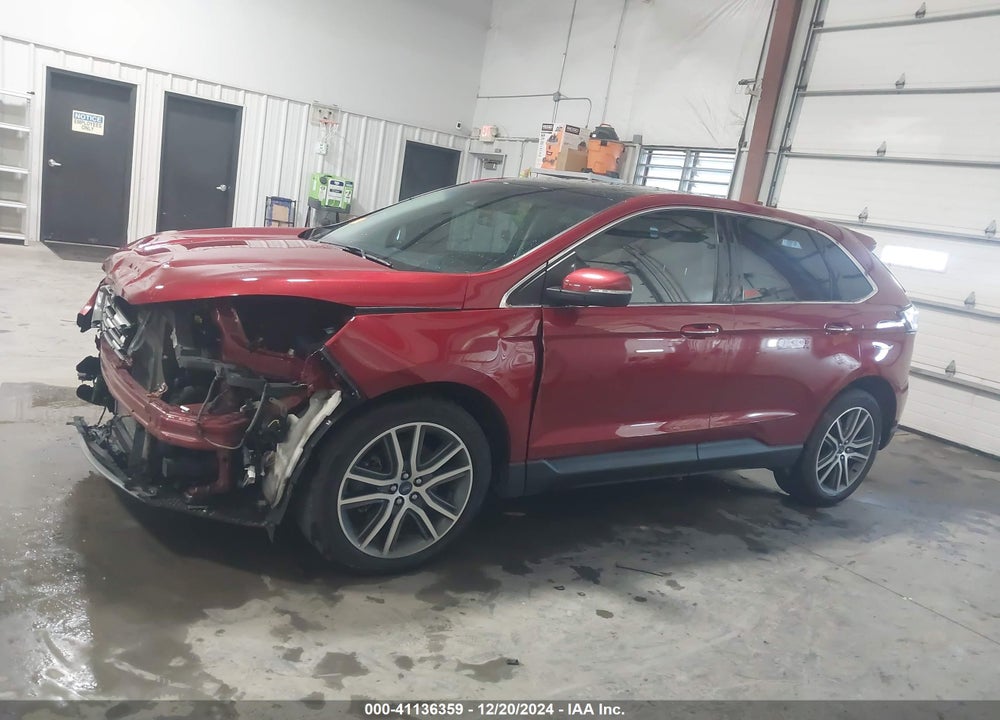 2019 FORD EDGE TITANIUM VIN: 2FMPK4K94KBB21543