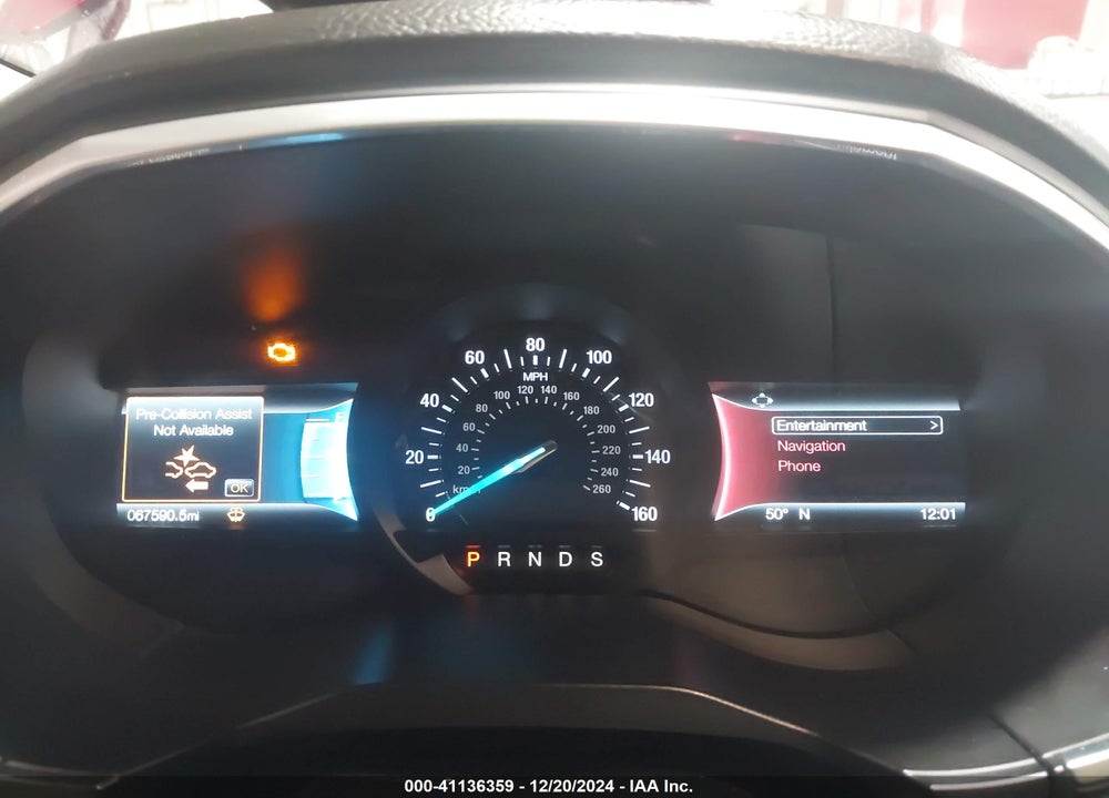 2019 FORD EDGE TITANIUM VIN: 2FMPK4K94KBB21543