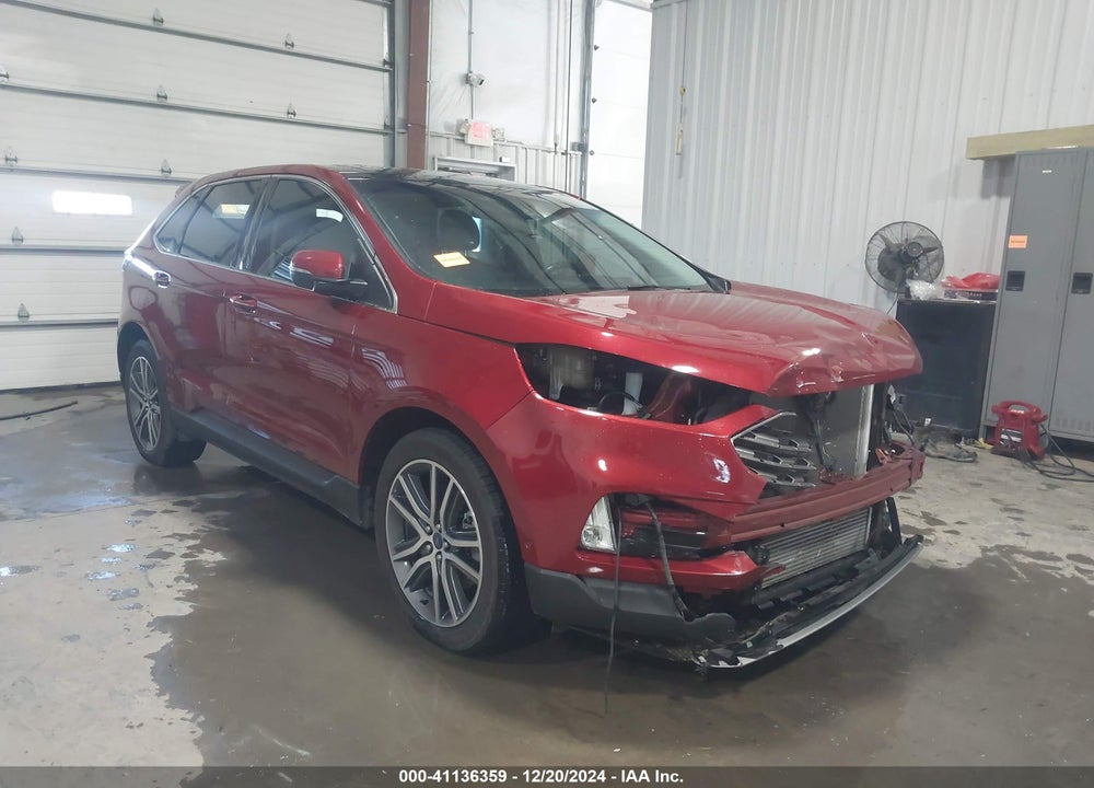 2019 FORD EDGE TITANIUM VIN: 2FMPK4K94KBB21543