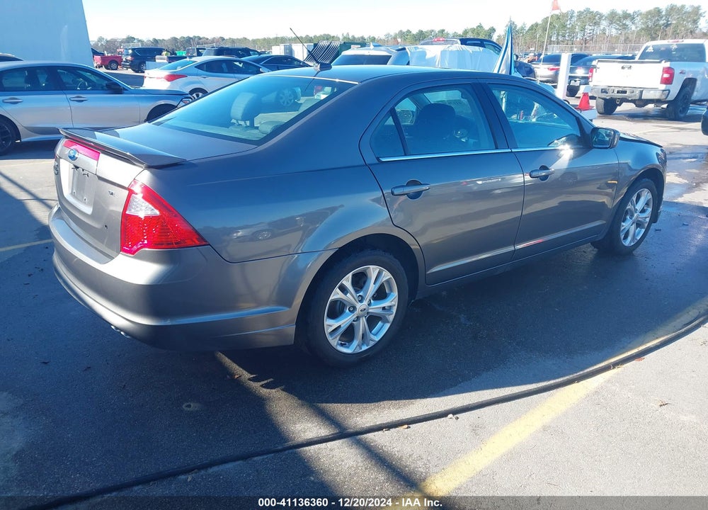 2012 FORD FUSION SE VIN: 3FAHP0HA5CR136470