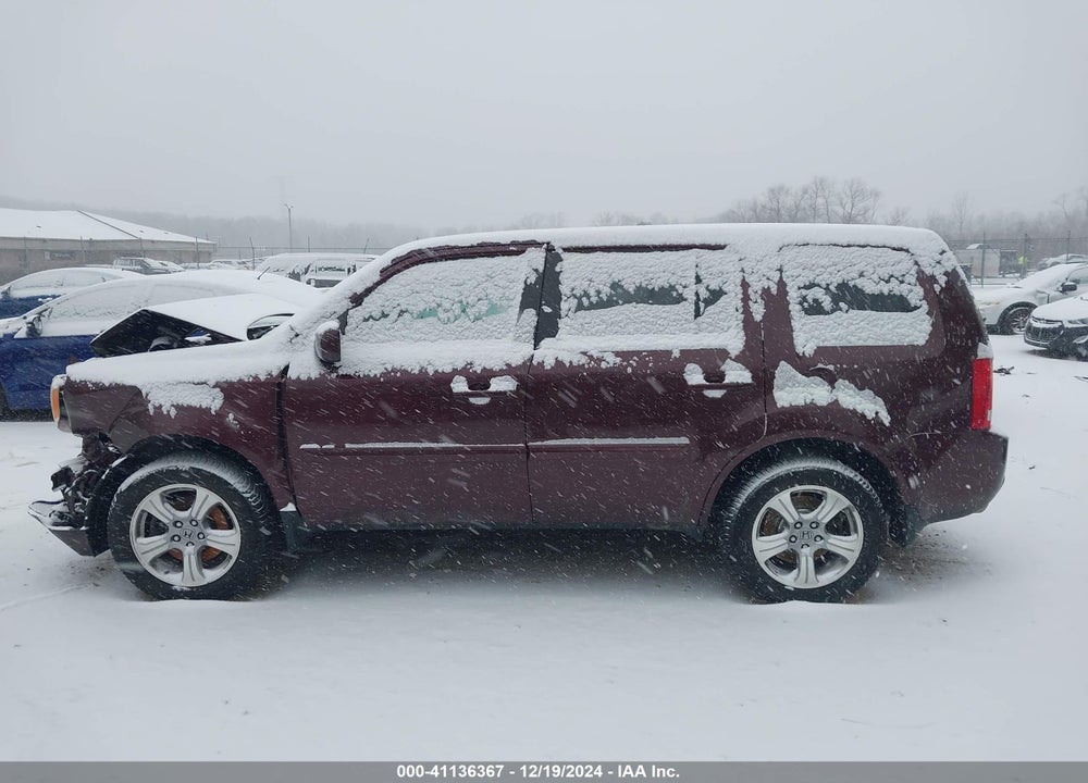 2013 HONDA PILOT EX-L VIN: 5FNYF4H67DB076386