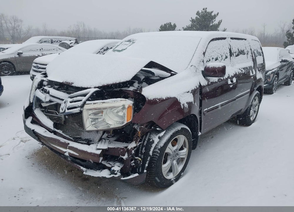2013 HONDA PILOT EX-L VIN: 5FNYF4H67DB076386