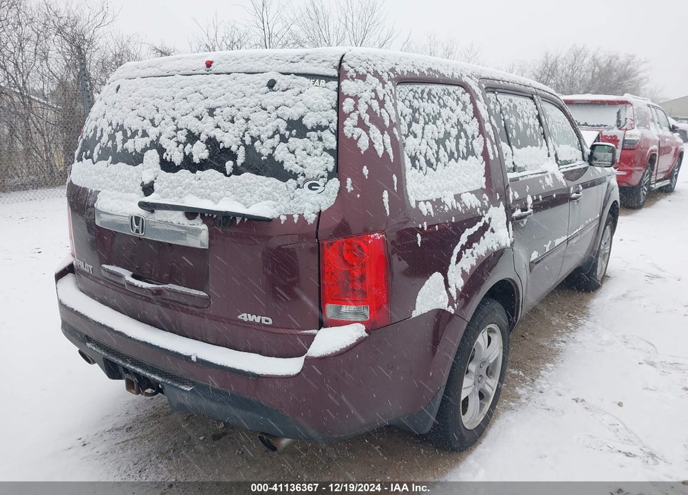 2013 HONDA PILOT EX-L VIN: 5FNYF4H67DB076386