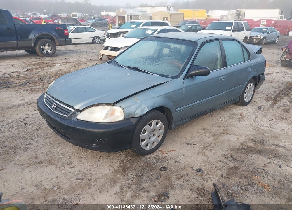 2000 HONDA CIVIC VALUE PACKAGE VIN: 2HGEJ6613YH560531