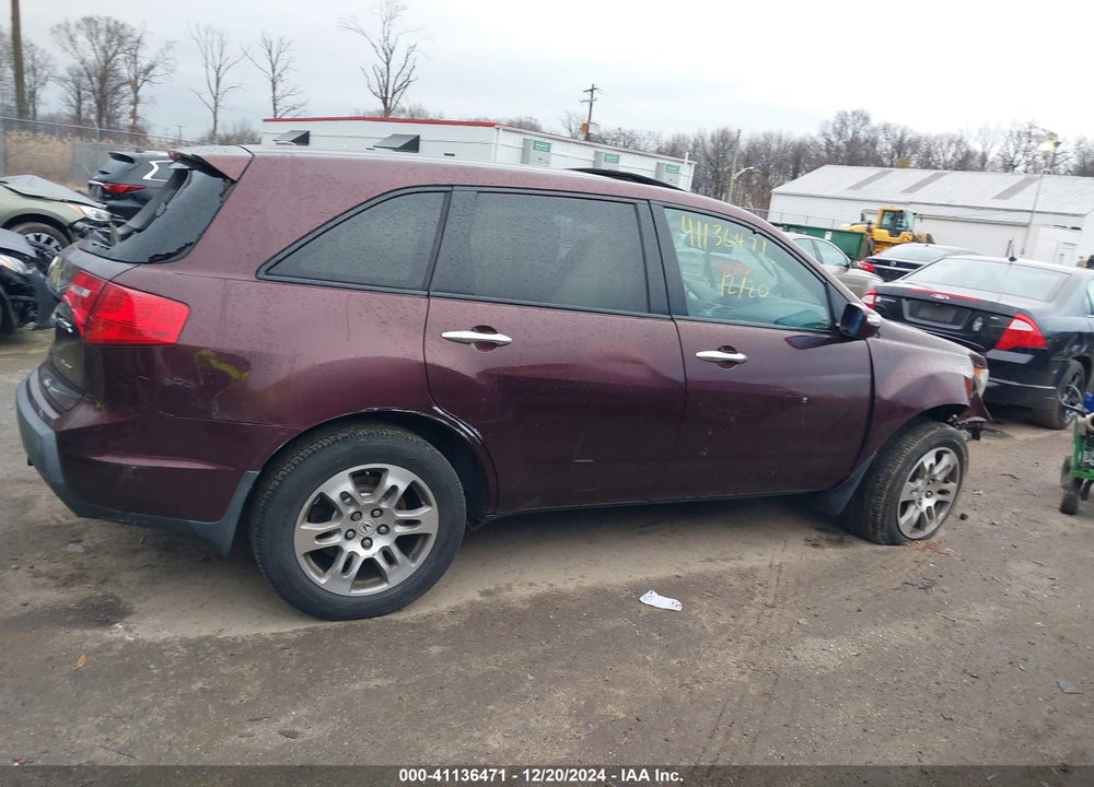 2009 ACURA MDX TECHNOLOGY PACKAGE VIN: 2HNYD28459H512334