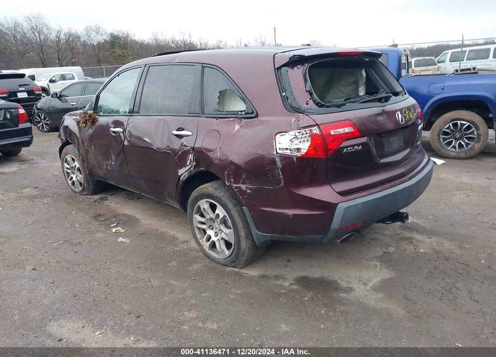 2009 ACURA MDX TECHNOLOGY PACKAGE VIN: 2HNYD28459H512334