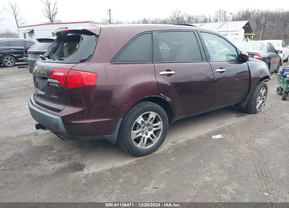2009 ACURA MDX TECHNOLOGY PACKAGE VIN: 2HNYD28459H512334