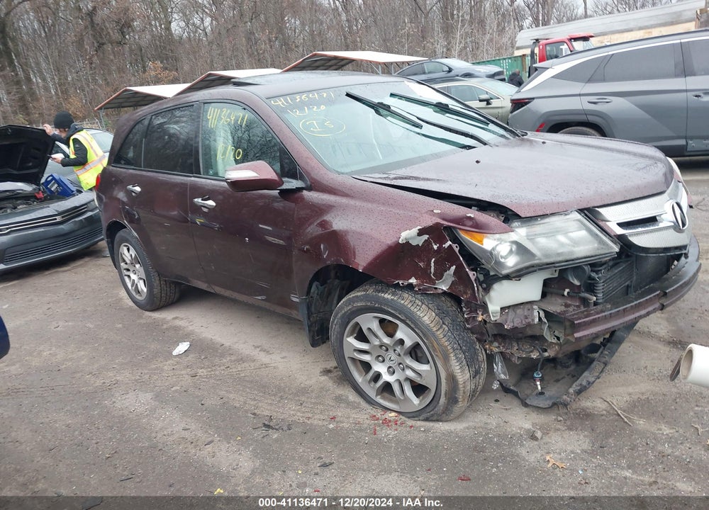 2009 ACURA MDX TECHNOLOGY PACKAGE VIN: 2HNYD28459H512334