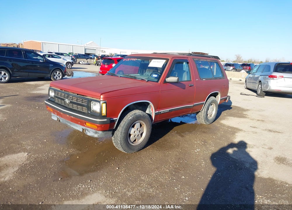 1991 CHEVROLET BLAZER S10 VIN: 1GNCT18Z4M8159485