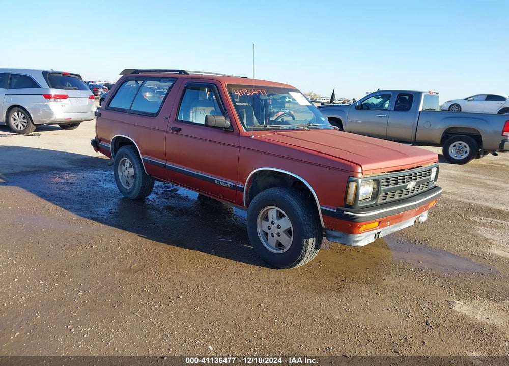 1991 CHEVROLET BLAZER S10 VIN: 1GNCT18Z4M8159485