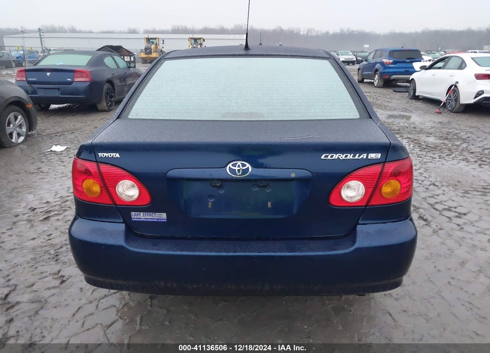2004 TOYOTA COROLLA LE VIN: 2T1BR32E04C248253