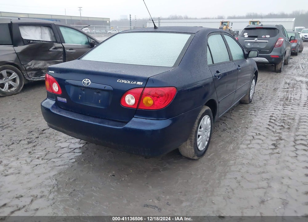 2004 TOYOTA COROLLA LE VIN: 2T1BR32E04C248253