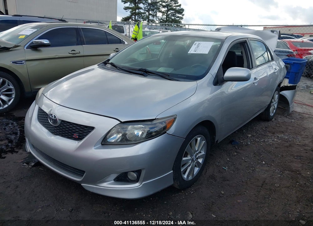 2009 TOYOTA COROLLA S VIN: 1NXBU40E29Z128287