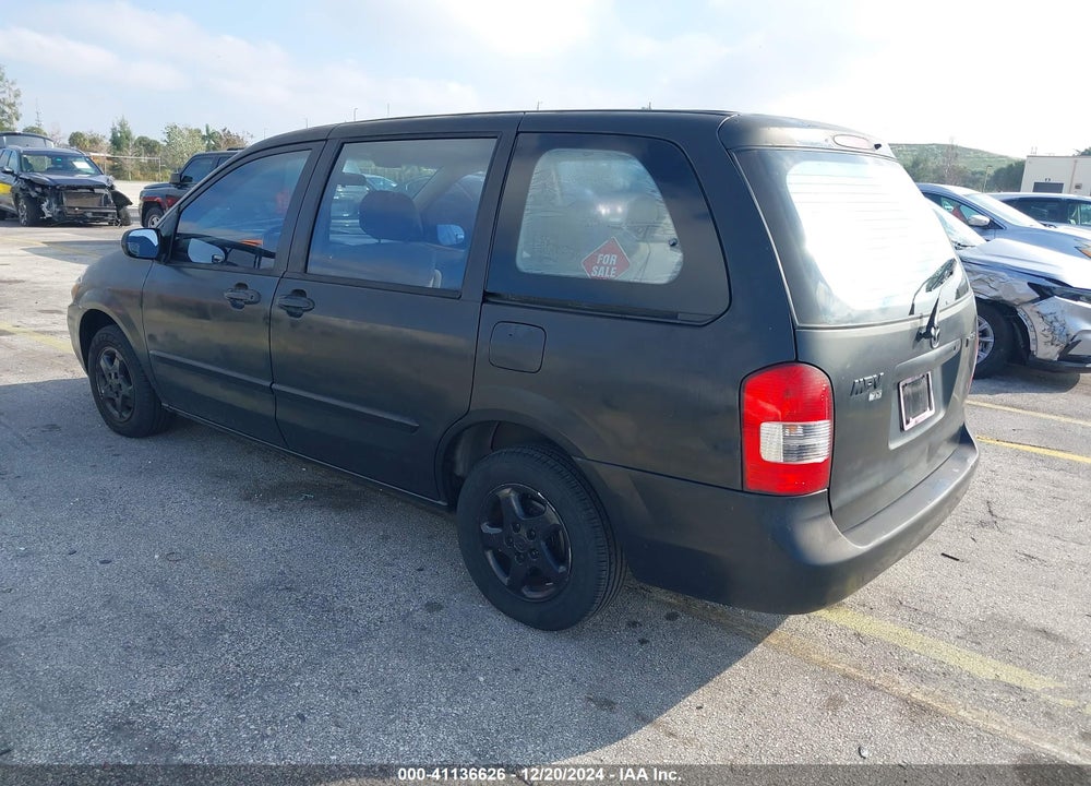 2001 MAZDA MPV DX/ES/LX VIN: JM3LW28G910212459
