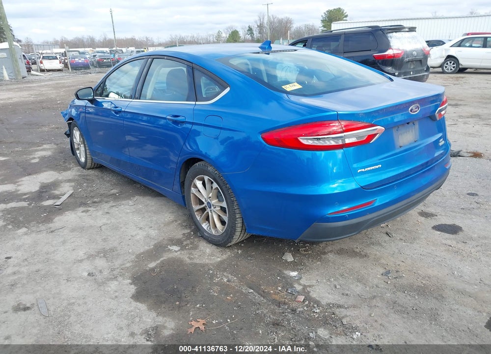 2019 FORD FUSION SE VIN: 3FA6P0HD7KR112378