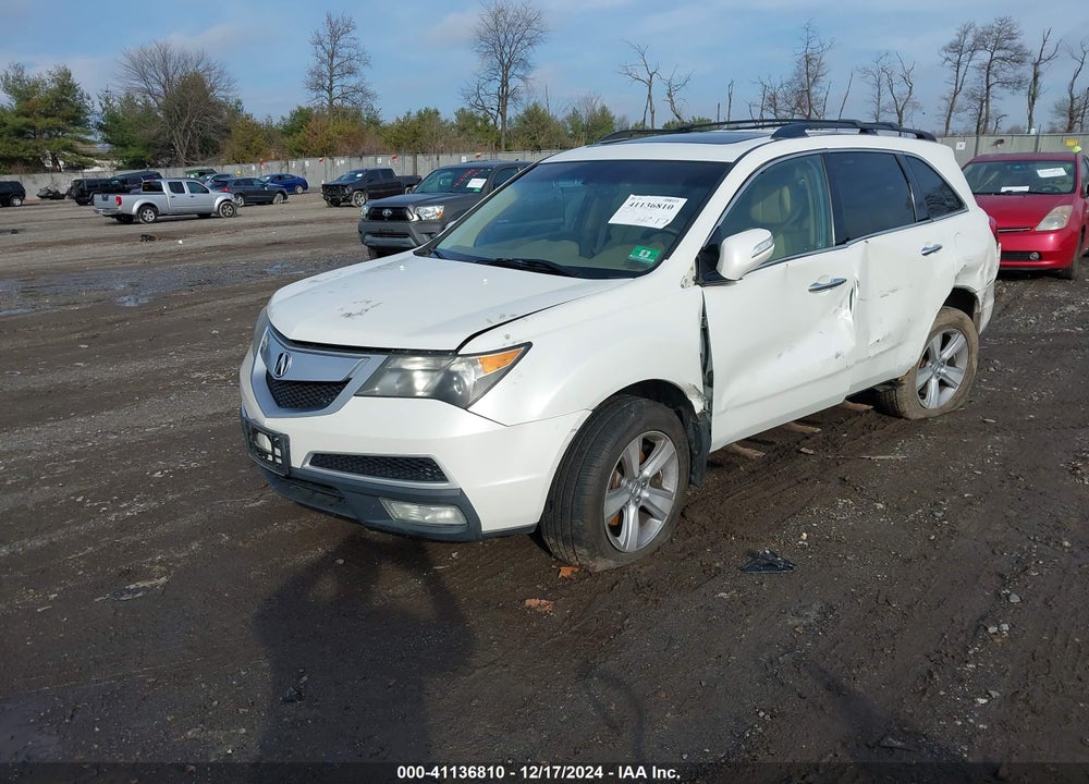 2010 ACURA MDX TECHNOLOGY PACKAGE VIN: 2HNYD2H63AH532801