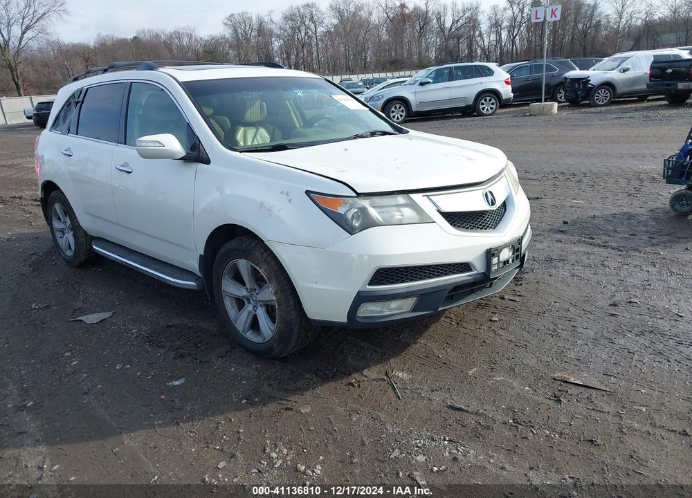 2010 ACURA MDX TECHNOLOGY PACKAGE VIN: 2HNYD2H63AH532801