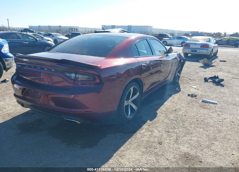 2017 DODGE CHARGER VIN: 2C3CDXBG4HH625503