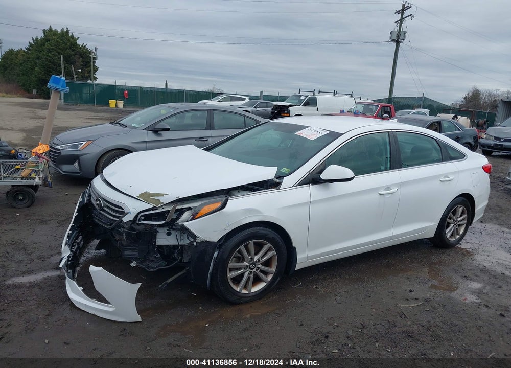 2016 HYUNDAI SONATA SE VIN: 5NPE24AF8GH322019