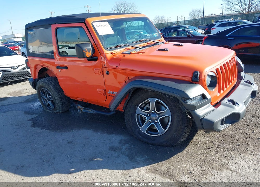 2018 JEEP WRANGLER SPORT S 4X4 VIN: 1C4GJXAN3JW229933