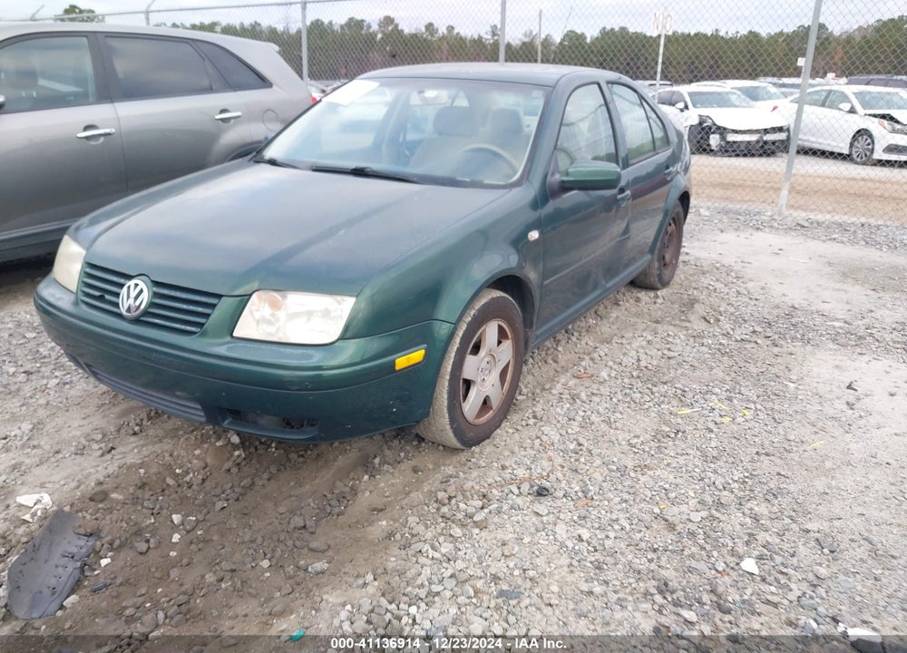 2002 VOLKSWAGEN JETTA GLS VIN: 3VWSB69M22M179750