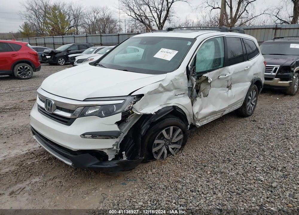 2022 HONDA PILOT AWD EX-L VIN: 5FNYF6H51NB000280