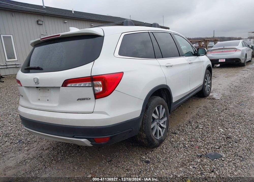 2022 HONDA PILOT AWD EX-L VIN: 5FNYF6H51NB000280