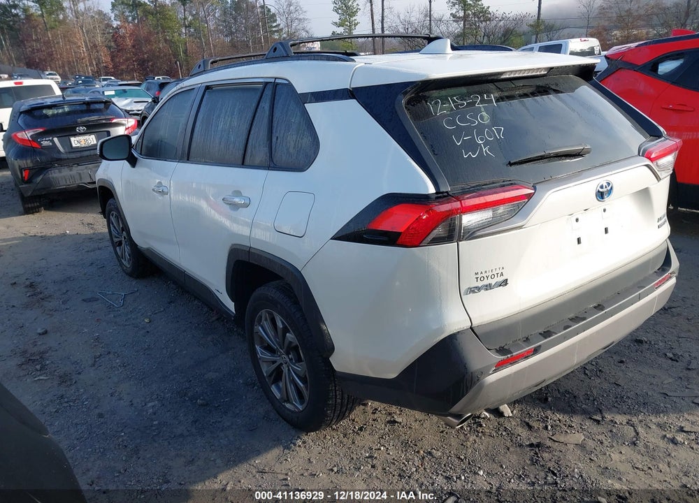 2022 TOYOTA RAV4 HYBRID LIMITED VIN: 4T3D6RFV7NU076017