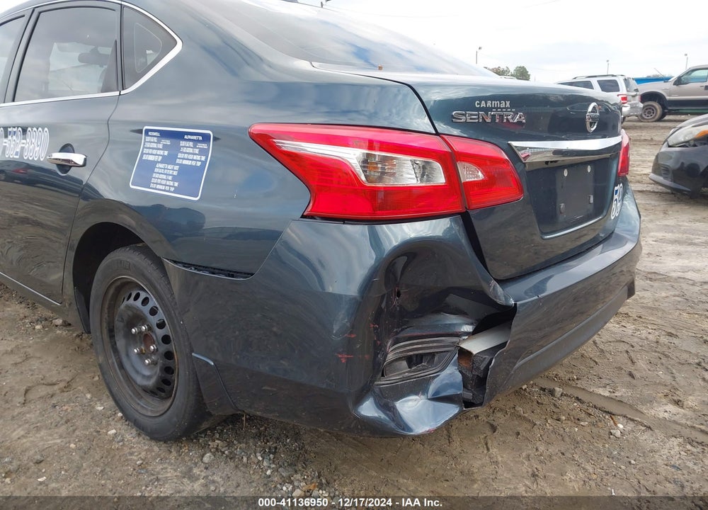 2016 NISSAN SENTRA SV VIN: 3N1AB7AP8GY253847