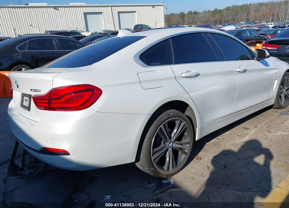 2019 BMW 430I GRAN COUPE VIN: WBA4J3C53KBL06072