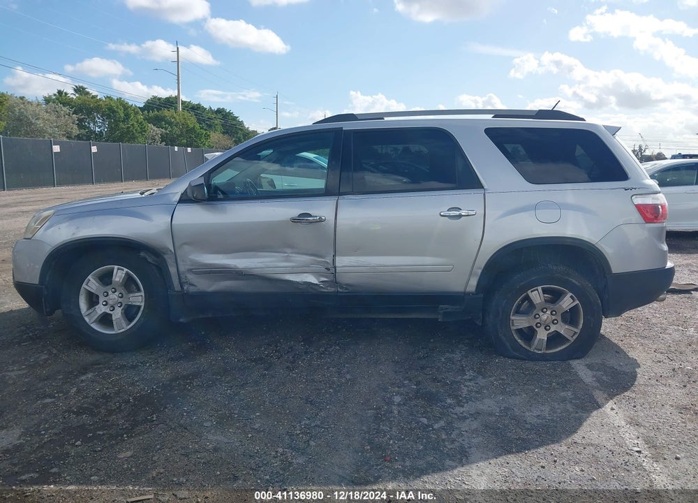 2010 GMC ACADIA SLE VIN: 1GKLRLED9AJ210418