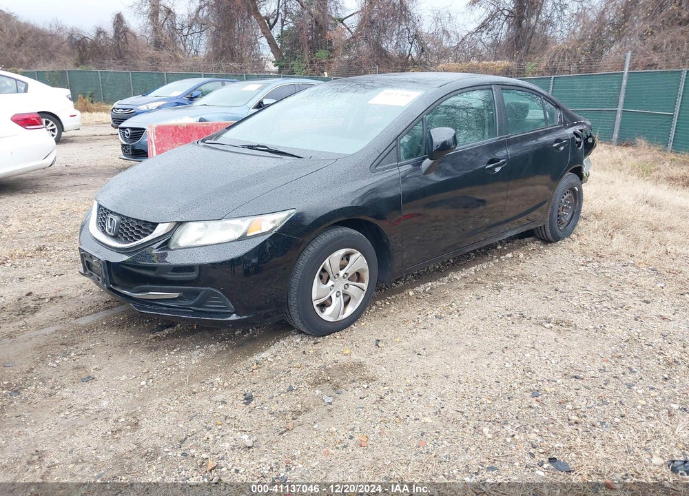 2013 HONDA CIVIC LX VIN: 19XFB2F59DE209074