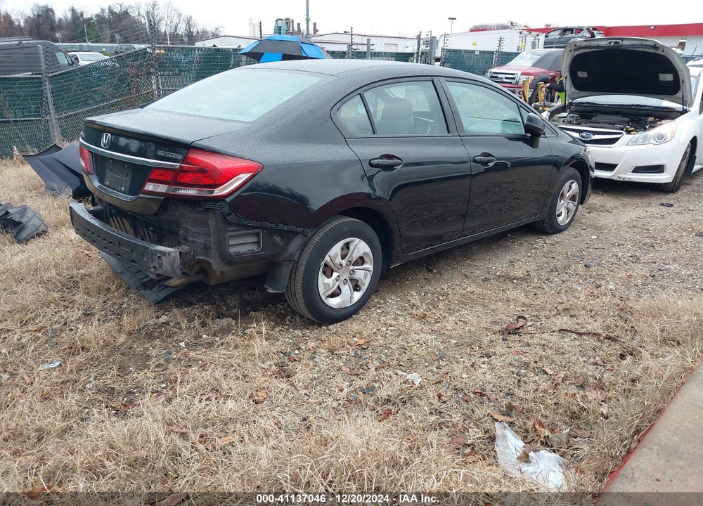 2013 HONDA CIVIC LX VIN: 19XFB2F59DE209074