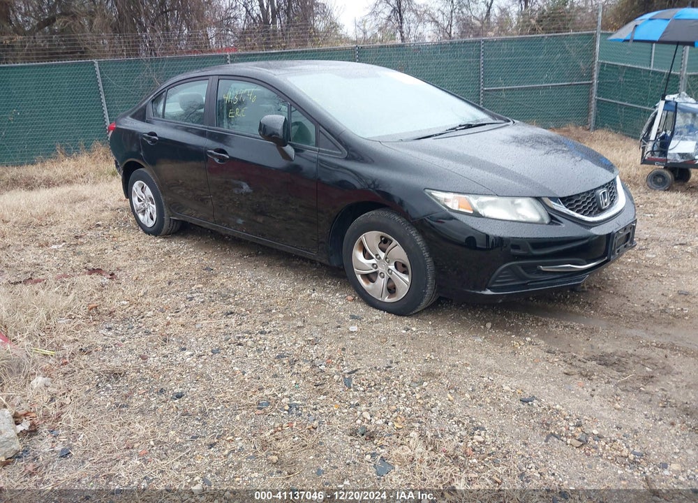 2013 HONDA CIVIC LX VIN: 19XFB2F59DE209074