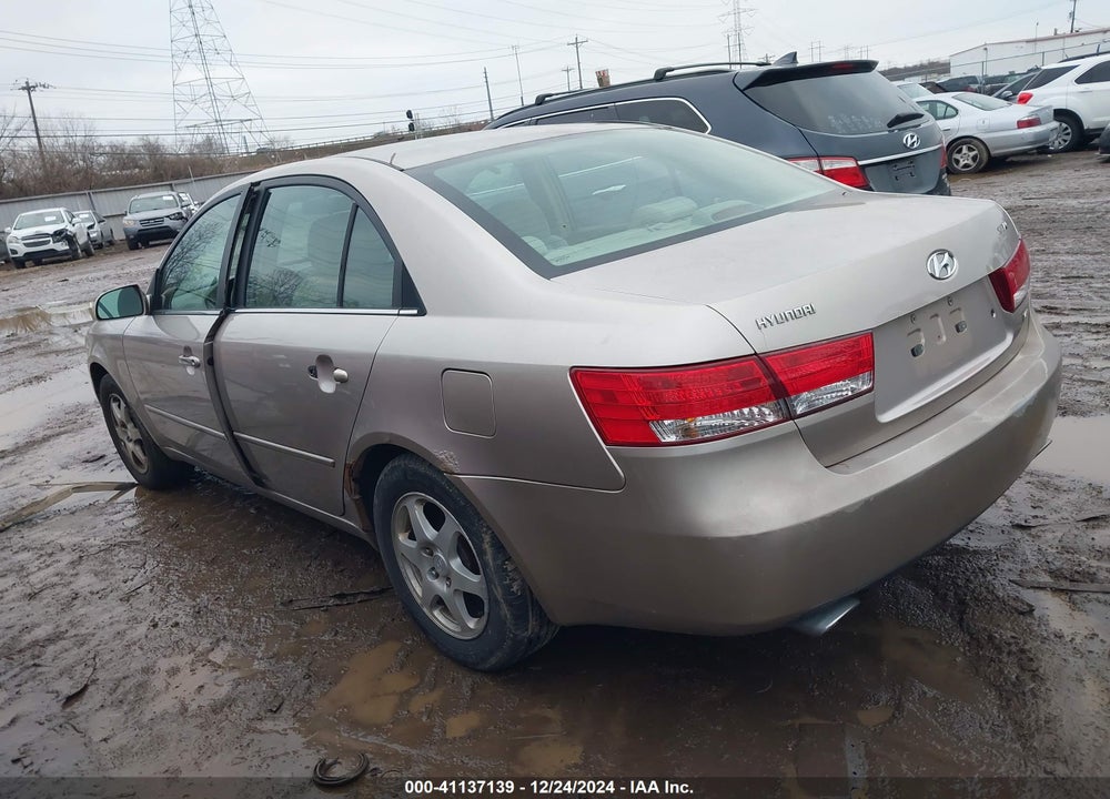 2006 HYUNDAI SONATA GLS V6/LX V6 VIN: 5NPEU46F86H145361