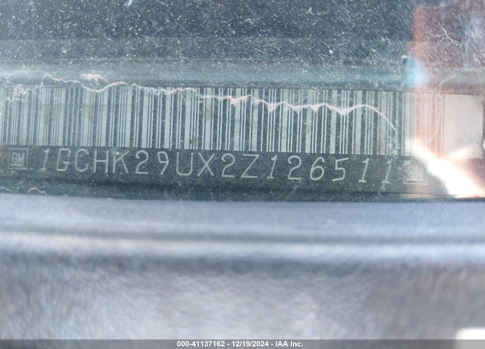 2002 CHEVROLET SILVERADO 2500HD LS VIN: 1GCHK29UX2Z126511