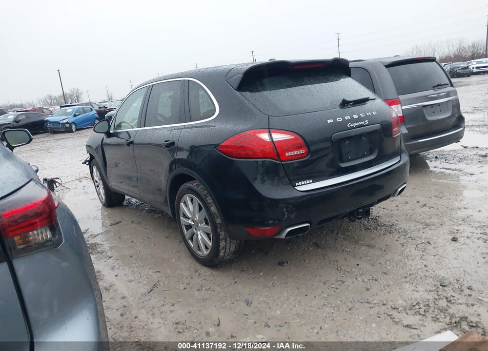 2014 PORSCHE CAYENNE S VIN: WP1AB2A26ELA56376