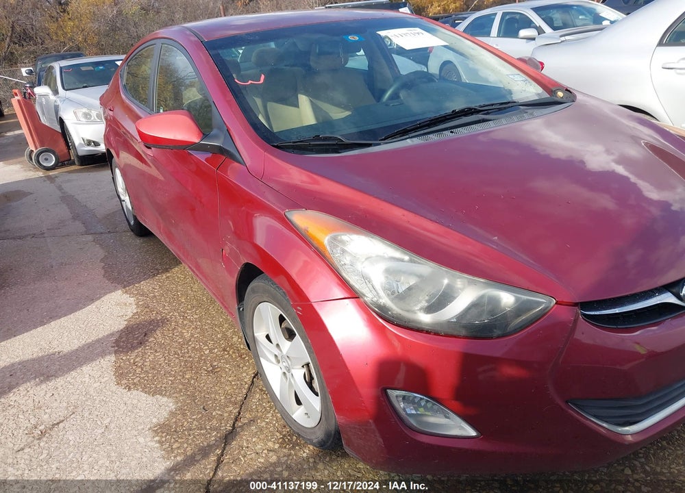 2013 HYUNDAI ELANTRA GLS VIN: 5NPDH4AE7DH379468