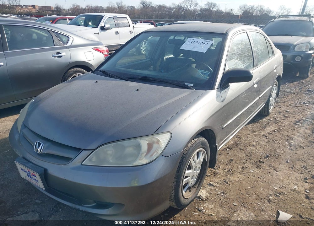 2005 HONDA CIVIC LX VIN: 2HGES16575H633916