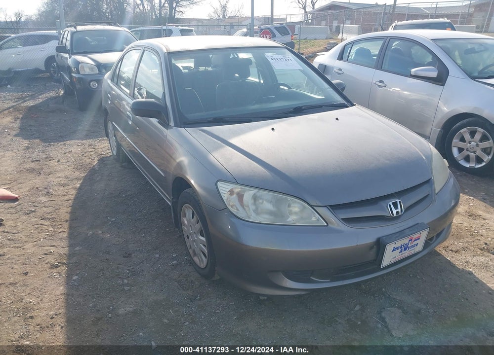 2005 HONDA CIVIC LX VIN: 2HGES16575H633916