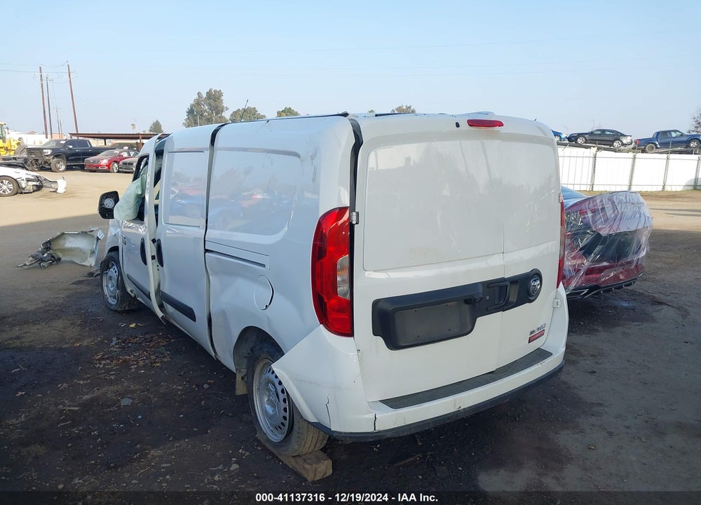 2022 RAM PROMASTER CITY CARGO VAN VIN: ZFBHRFAB3N6X97220