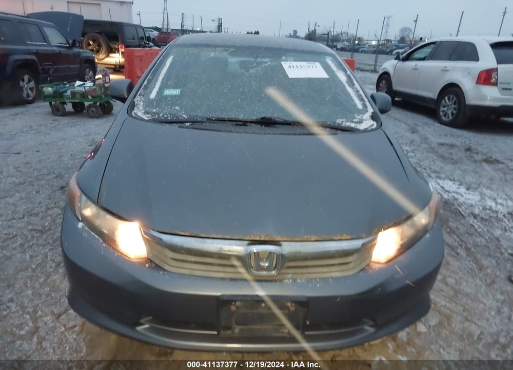 2012 HONDA CIVIC SDN LX VIN: 19XFB2F57CE007817