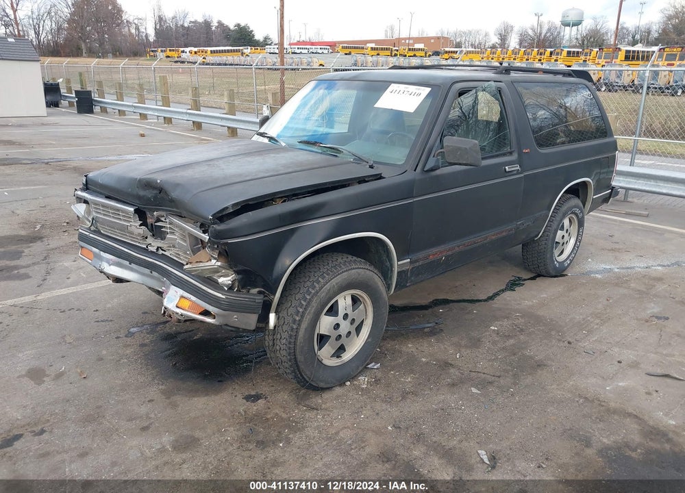 1992 CHEVROLET BLAZER S10 VIN: 1GNCT18Z7N0132958