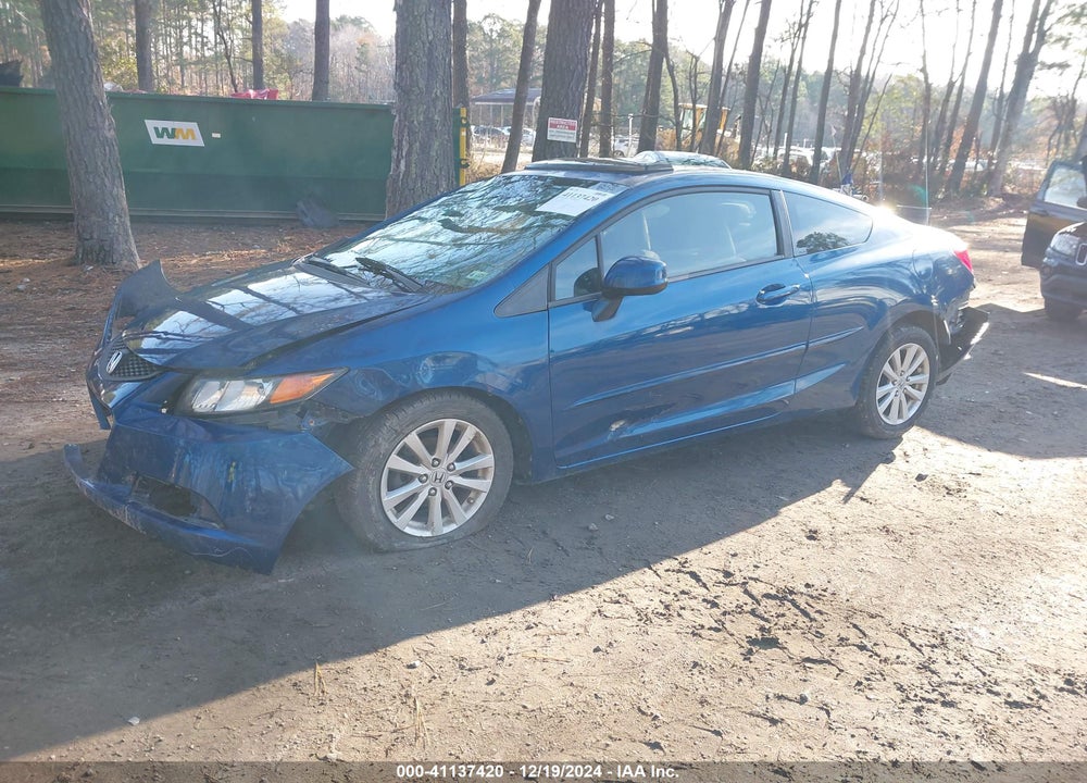 2012 HONDA CIVIC CPE EX VIN: 2HGFG3B89CH530043