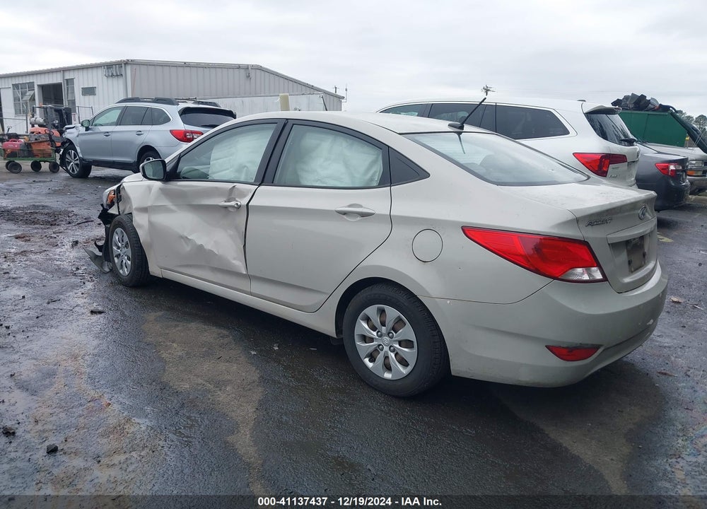 2016 HYUNDAI ACCENT SE VIN: KMHCT4AE4GU041039