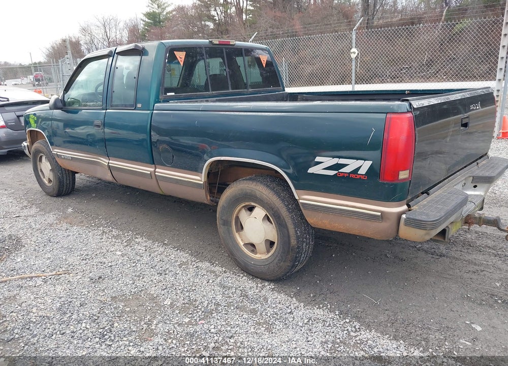 1998 CHEVROLET K1500 FLEETSIDE VIN: 1GCEK19R5WR119531