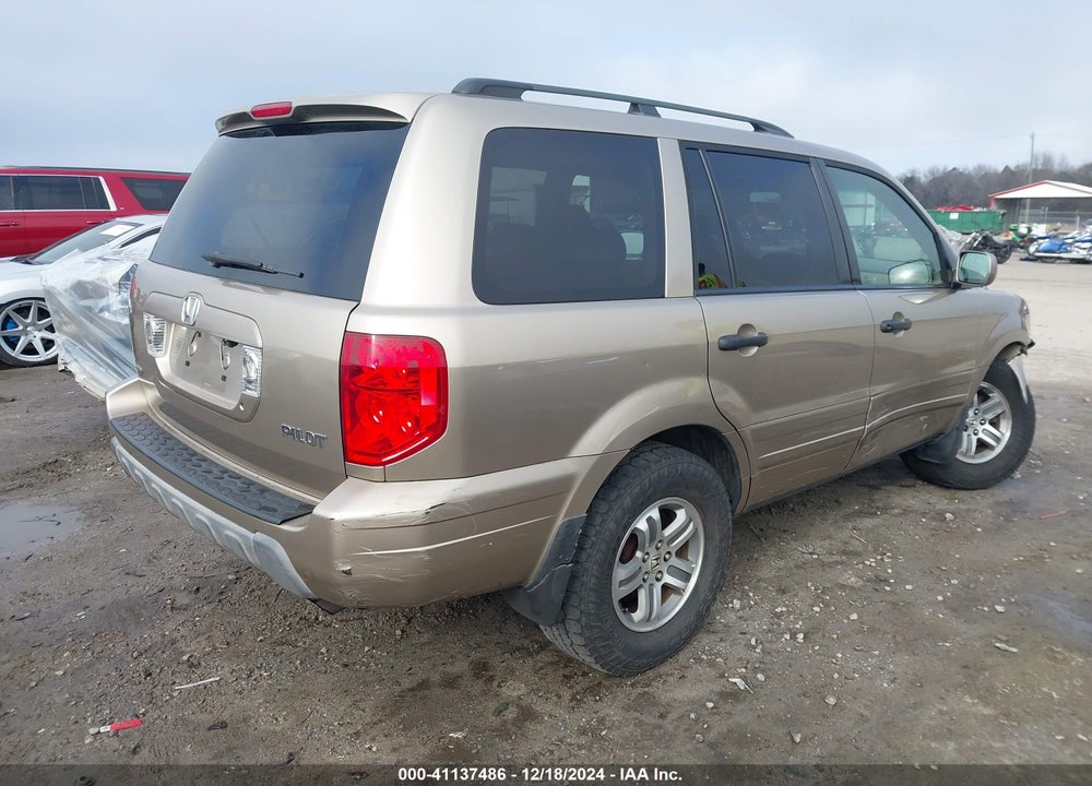 2005 HONDA PILOT EX-L VIN: 5FNYF18535B059799