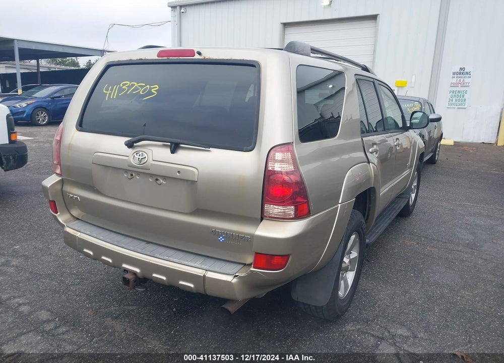2004 TOYOTA 4RUNNER SR5 V6 VIN: JTEBU14R548022705