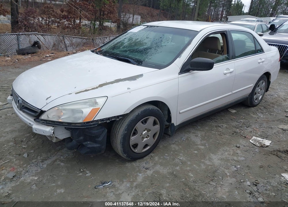 2007 HONDA ACCORD 2.4 LX VIN: 3HGCM56447G711622