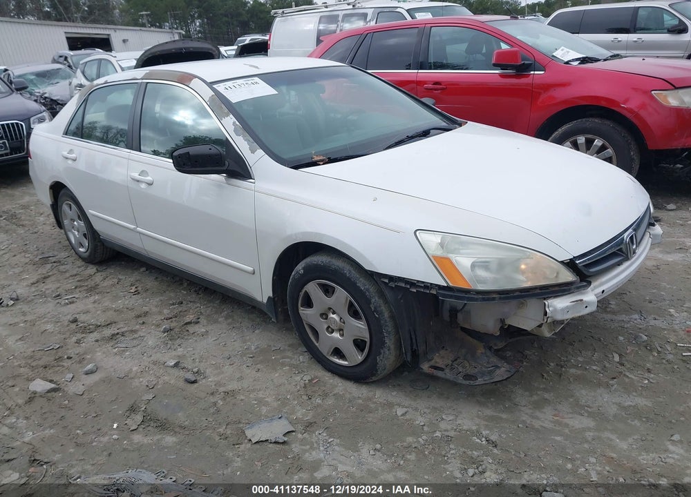 2007 HONDA ACCORD 2.4 LX VIN: 3HGCM56447G711622
